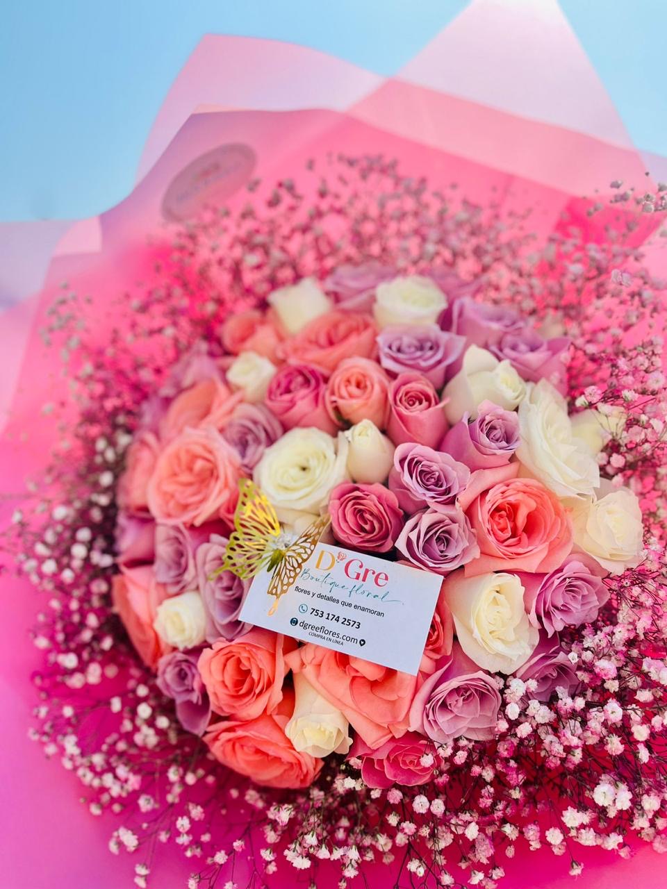 Amar por siempre 50 Rosas