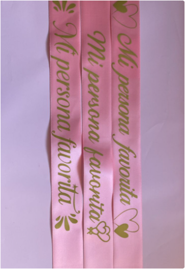 Listón, Mi persona favorita, rosa