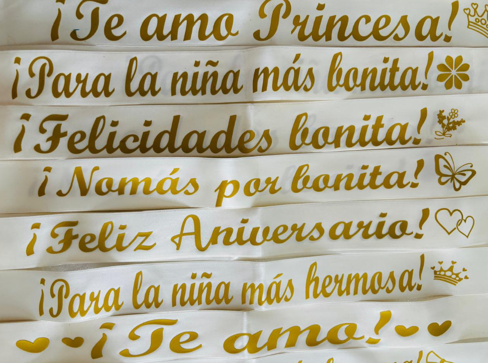 Listón, Para la graduada más bonita, Beige